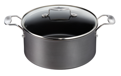 Tefal Jamie Oliver Cast Iron 24cm Stewpot, Black